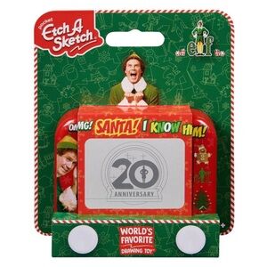 2!!!! ETCH A SKETCH NWT elf pocket etch a sketch -5,75”